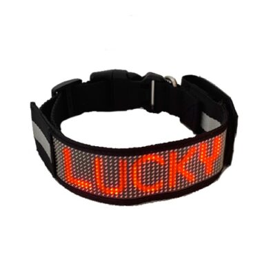 Programmable LED Puppy Play Collar (6 Colors)