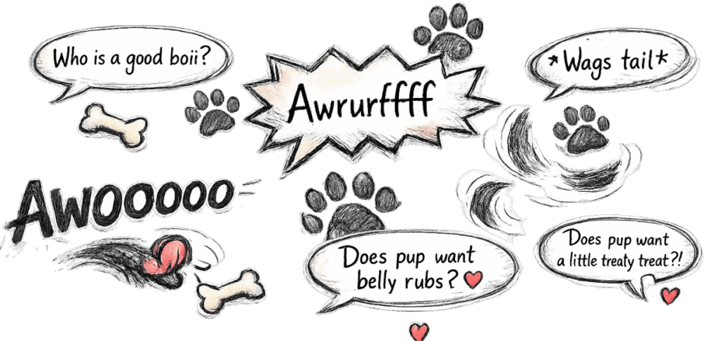 pup play beginner commands