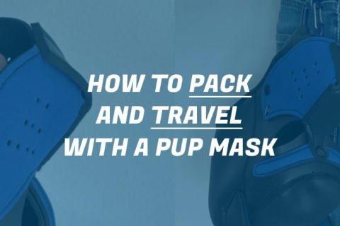 pup mask carried on belt