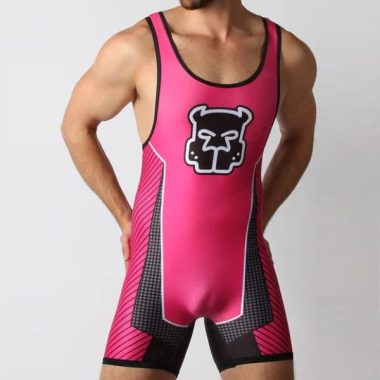 pink pup play singlet