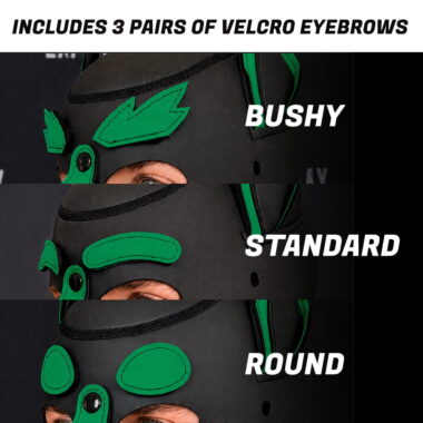 GB Neoprene Puppy Hood - Forest Teal eyebrow sets