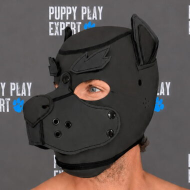 GB Neoprene Puppy Hood - Midnight Black bushy eyebrows midnight black neoprene puppy hood