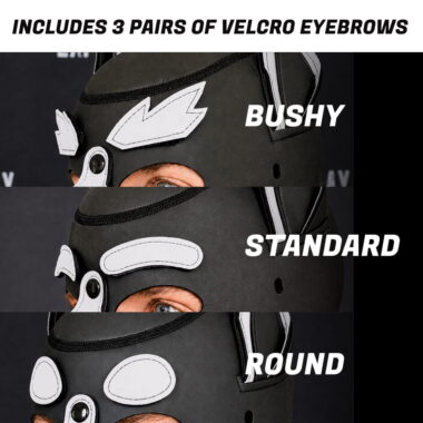 GB Neoprene Puppy Hood - Pure White eyebrow sets