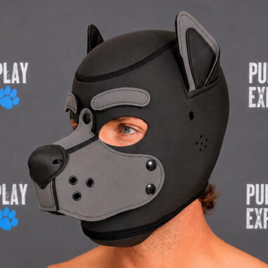 steel gray neoprene puppy hood